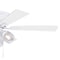 Vaxcel Brayton White Transitional 3-Light Flush Mount Ceiling Fan, Pull Chain, Reversible Blades F0117 - alternate 4